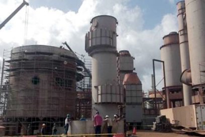 Entró en producción planta de ácido sulfúrico de Moa Alfredo Carralero Hernández