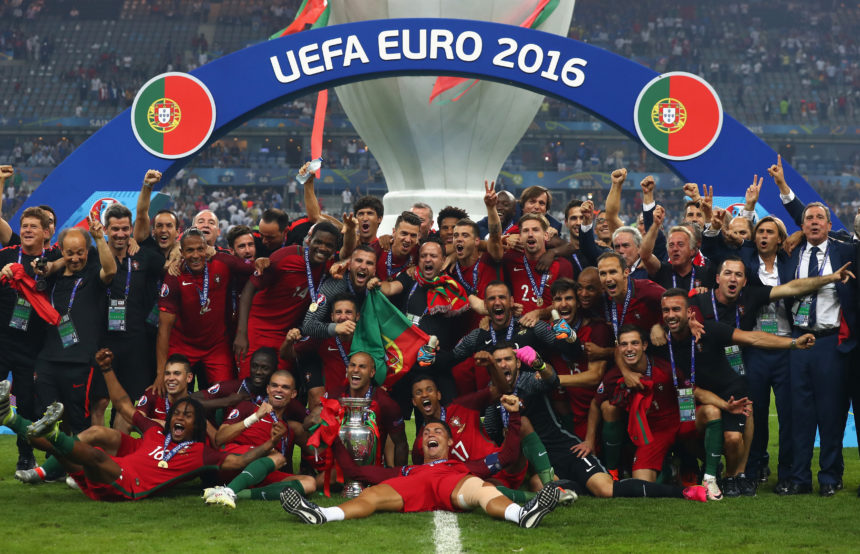 El equipo luso se sobrepuso a la lesión de Ronaldo para ganar su primer gran título.