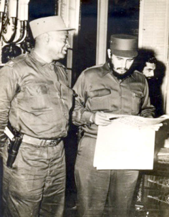 Fidel junto con Sarría después del triunfo revolucionario. Foto: Archivo