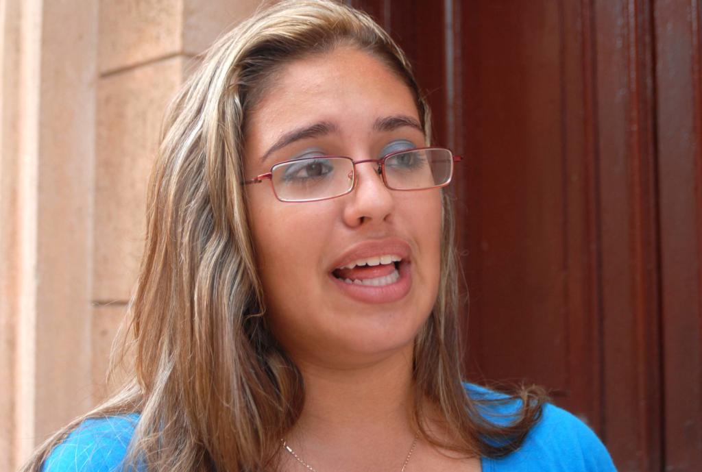 Suzanne Santisteban Puerta, presidenta nacional de la Federación de Estudiantes de la Enseñanza Media (FEEM). Foto: Anabel Díaz Mena