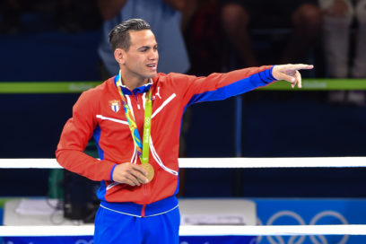 Robeisy: «quiero disfrutar este oro con Renata y mi pueblo».