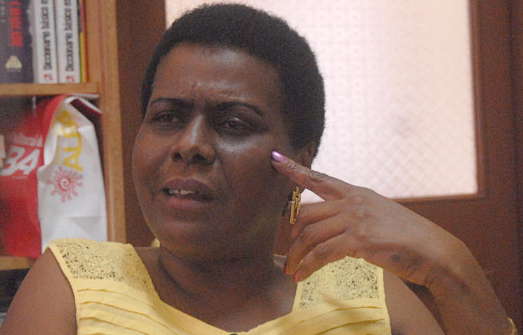 Zuleica Romay, presidenta del Instituto del Libro. Foto: Agustín Borrego Torres.