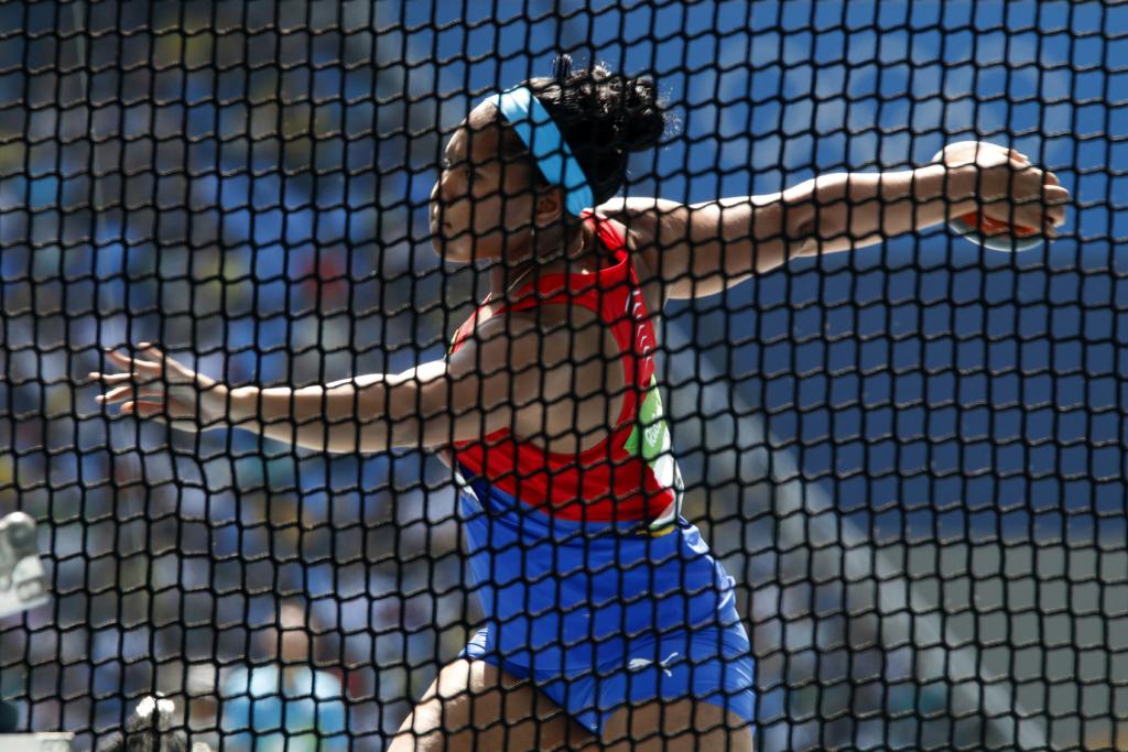 Denia Caballero, bronce olímpica. Foto: Roberto Morejón
