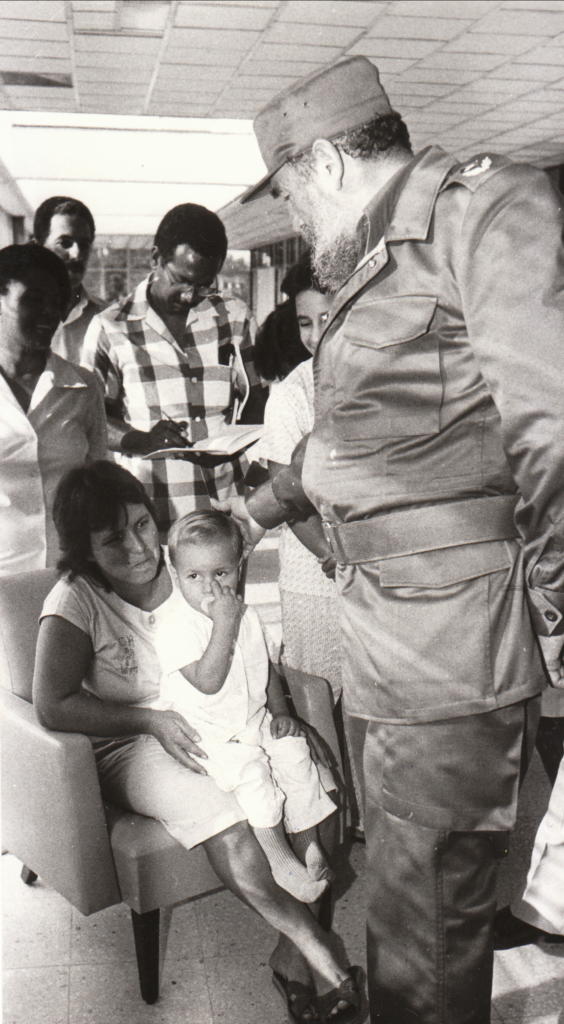 Fidel en Cardiocentro