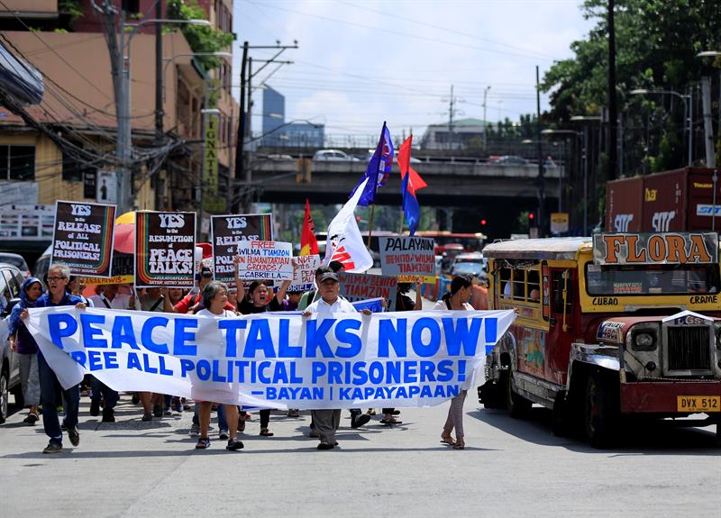 Paz, un clamor permanente del pueblo filipino. Foto: EFE