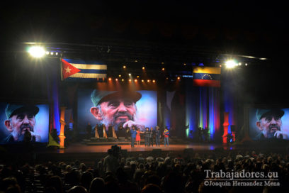 Venezuela le cantó a Fidel