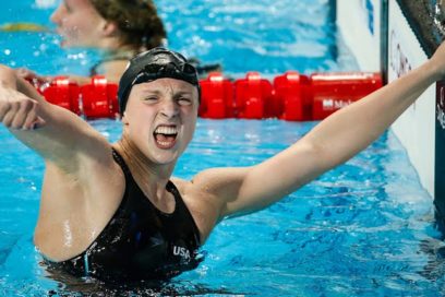 Récord olímpico de Katie Ledecky en la natación