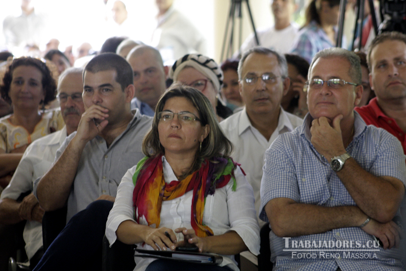 Estuvieron presentes Kenia Serrano y Elio Gámez, presidenta y el vicepresidente del Icap, respectivamente, entre otras personalidades cubanas.