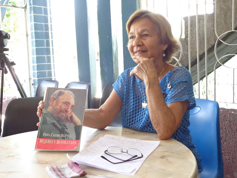 Las federadas bayamesas recordaron importantes momentos del encuentro de Fidel con las mujeres del territorio. |Foto: De la autora