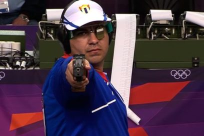 Pupo tira un cinco en la diana olímpica