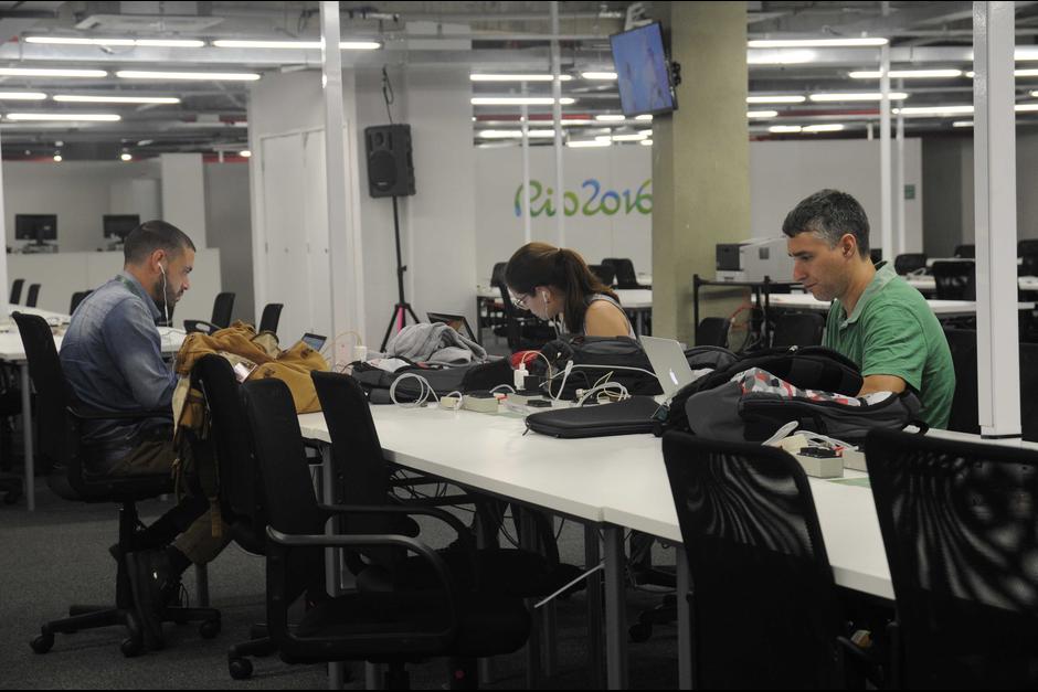 Sala de Prensa en los Juegos Olímpicos de Río de Janeiro 2016