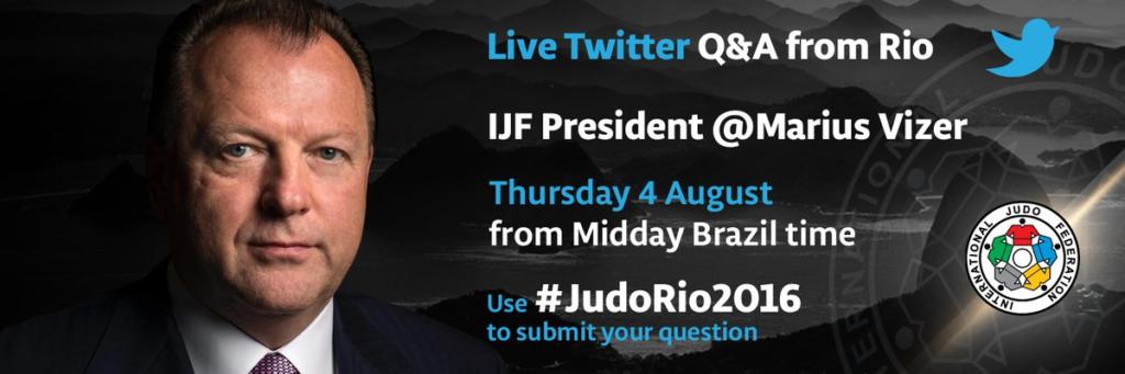 Conferencia de Prensa por twitter de Marius Vizer en Río de Janeiro