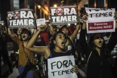 El Fora Temer retumba en todo Brasil: Masivas protestas tras destitución de Dilma