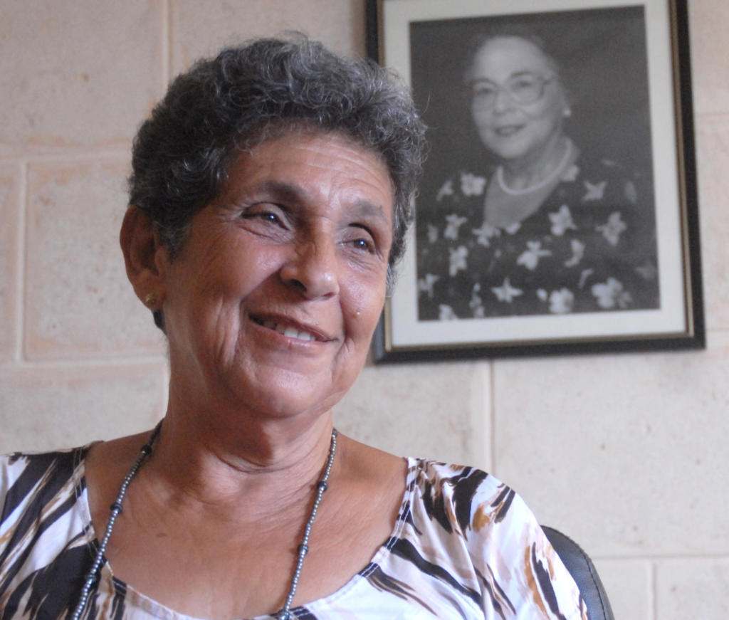 Mercedes Abreu, trabajadora civil del MININT. Foto: Agustín Borrego Torres.