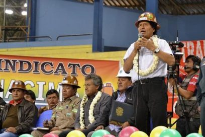 Evo: Los recursos naturales son del pueblo