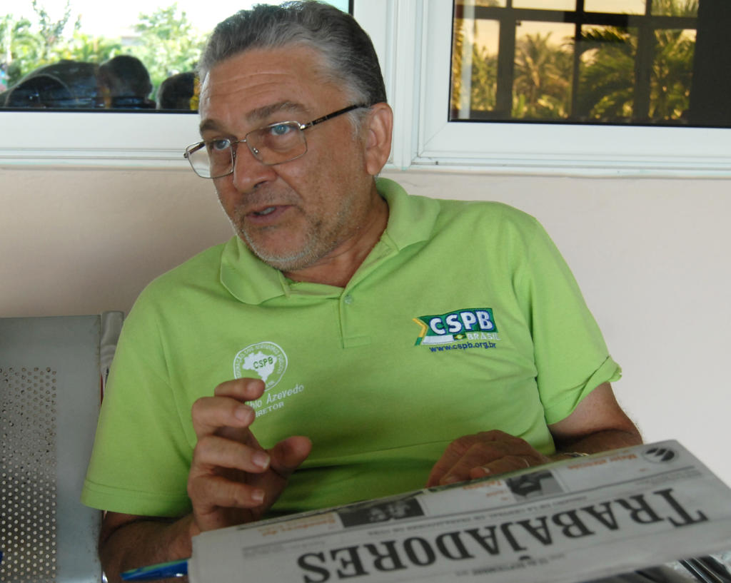 Musebio José de Azevedo, de la Confederación de Servidores Públicos de Brasil, no visitaba a Cuba desde 1993.