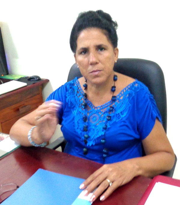 Elena Chagues Leyva, secretaria general de la CTC en la provincia. Foto: Jorge Pérez Cruz