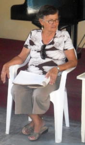 Olimpia Pombal, Premio del VIII concurso nacional de glosas Jesús Orta Ruiz. Foto: Cortesía de Mariana Pérez.