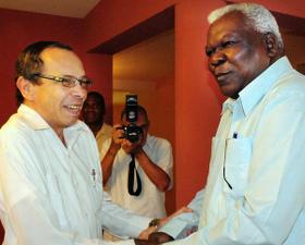 Esteban Lazo y Rene Nunez. Foto: Jorge Luis Gonzalez