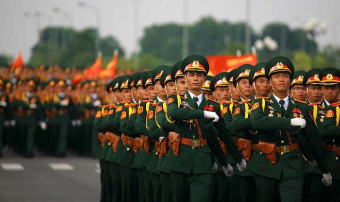 Desfile en Hanoi por el Día de la independencia. Foto: VNA