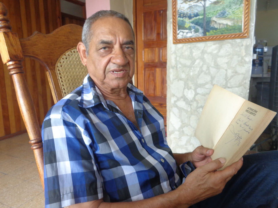 Camejo ha sido testigo de la pasión de Almeida por Santiago de Cuba. Foto: Betty Beatón