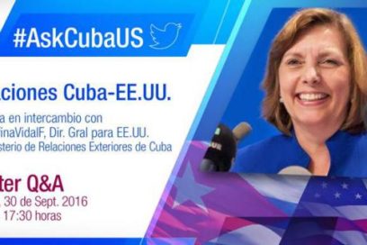 Este viernes intercambio en Twitter con Josefina Vidal