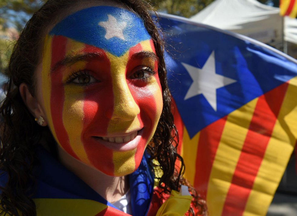 Diada en Cataluña. Foto: www.elpaís.com   