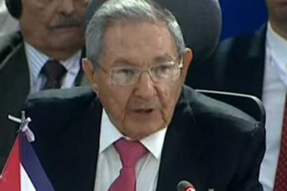 Demanda Raúl en Cumbre del Mnoal cese de bloqueo de EE.UU.