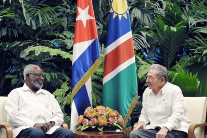 Recibió Raúl a Sam Nujoma y al Primer Ministro del Reino de Lesoto