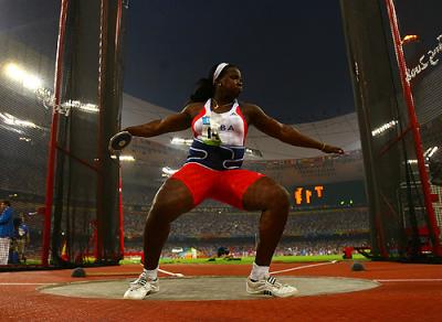 Yarelys Barrios, medalla de plata en lanzamiento de disco en los Juegos Olímpicos de Pekín-2008