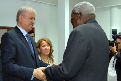 Recibe Esteban Lazo al primer ministro argelino