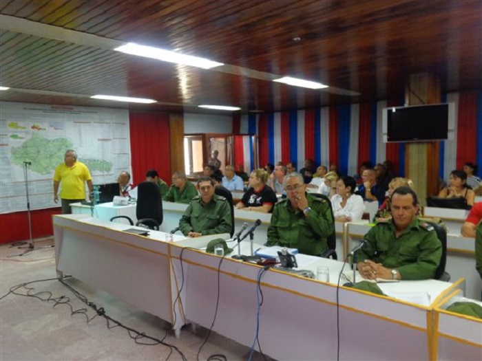 El Consejo de Defensa de Holguín se encuentra activado. Foto Manuel Valdés.