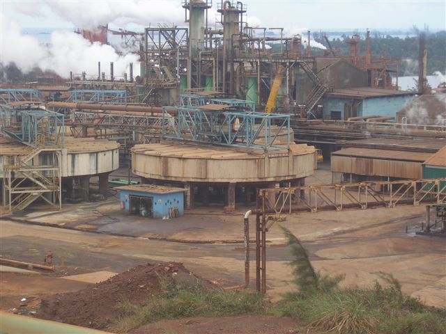 Fábrica de Níquel Pedro Soto Alba, en Moa, provincia de Holguín. Foto: Manuel Valdés Paz