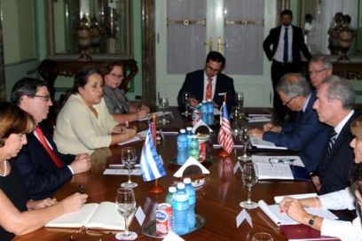 Reciben autoridades cubanas a Representante de Comercio de EE.UU.