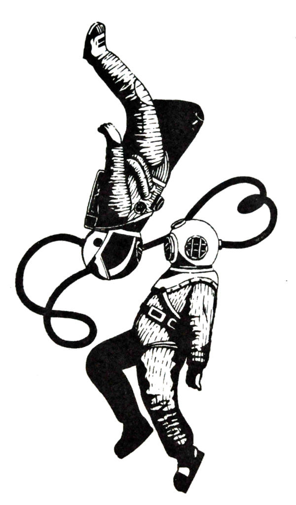 Excelente la propuesta del diseño gráfico del concurso: un cosmonauta se conecta con un buzo: encuentro de dos experiencias disímiles, y que sin embargo tienen mucho en común. La metáfora es clara: la diferencia no tiene que desunirnos. La danza lo ha demostrado toda la vida.