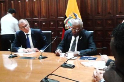 Reiteran vicepresidentes de Cuba y Ecuador voluntad de ampliar lazos