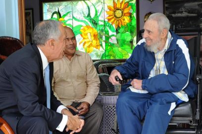 Fidel Castro and Portugal’s President Hold Friendly Meeting