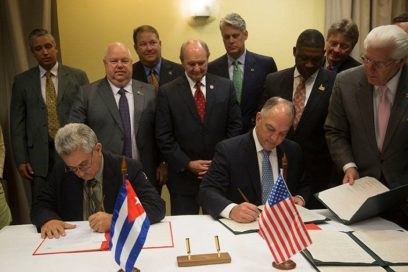 Authorities of Cuba and the U.S. State of Louisiana Sign Memorandums