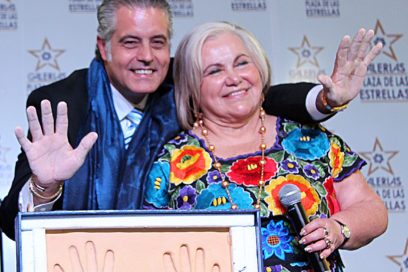 Ernesto Milanés en la Plaza de las Estrellas de México