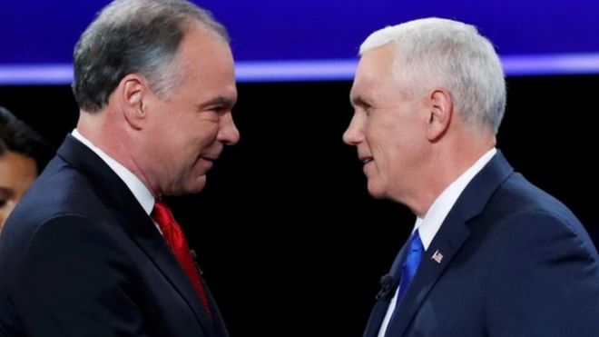 Frente a frente, en el debate de los futuros vicepresidentes.