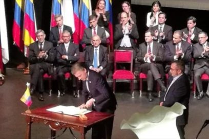 Firman segundo acuerdo de paz gobierno colombiano y la FARC-EP