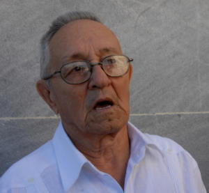 Ernesto González Campos, Ha muerto invicto, murió firme; el imperialismo no pudo ni siquiera tocarlo”, agrega este veterano luchador clandestino: Foto: Agustín Borrego