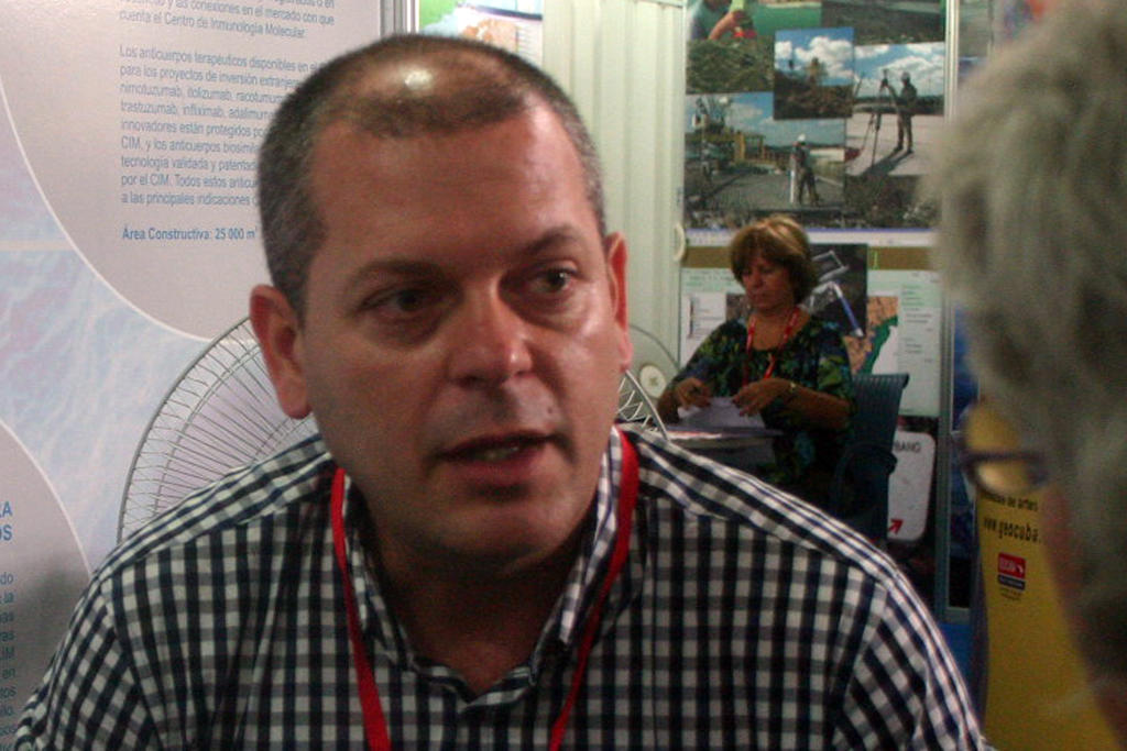 “El producto más importante que promovemos es la vacuna CIMAvax-EGF, para el tratamiento de tumores de células no pequeñas de pulmón", expresó. Foto: Cesar A. Rodríguez