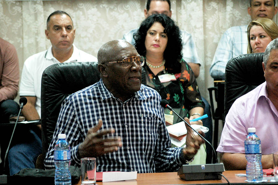 Salvador Valdés Mesa, miembro del Buró Político del Partido y vicepresidente del Consejo de Estado. Foto: César A. Rodríguez