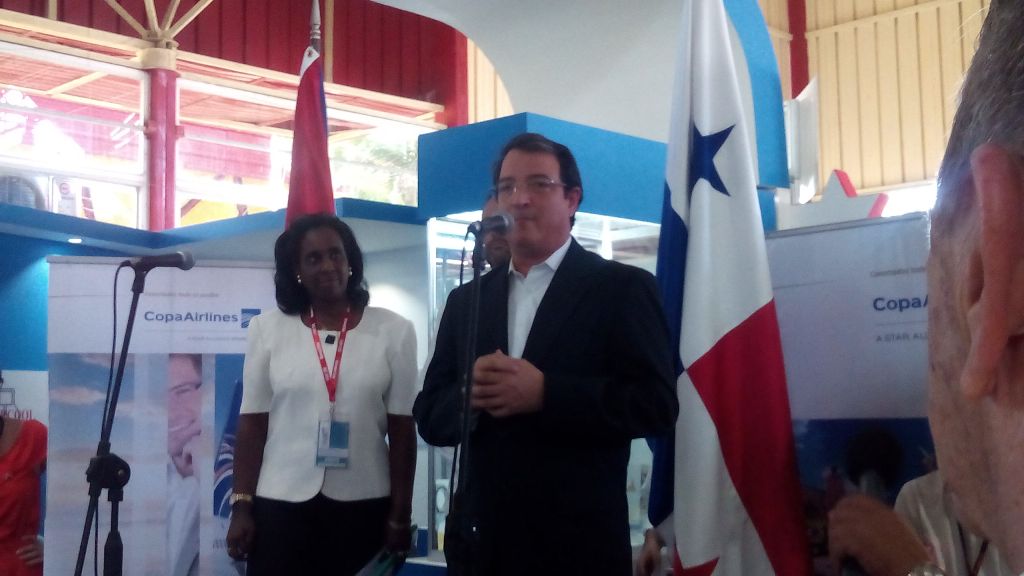 Carlos Escobar, embajador de Panamá en Cuba, destacó que se han fortalecido los lazos comerciales entre ambos países. Foto: Adislenes Ruenes César