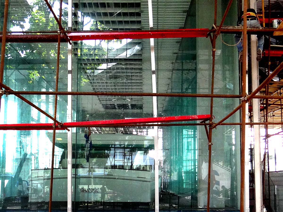 Reparación del museo de la Revolución. La Habana 18 de Noviembre 2016. Foto: Eddy Martin Díaz.