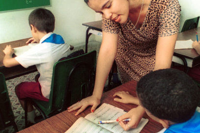 Para los educadores, el homenaje merecido