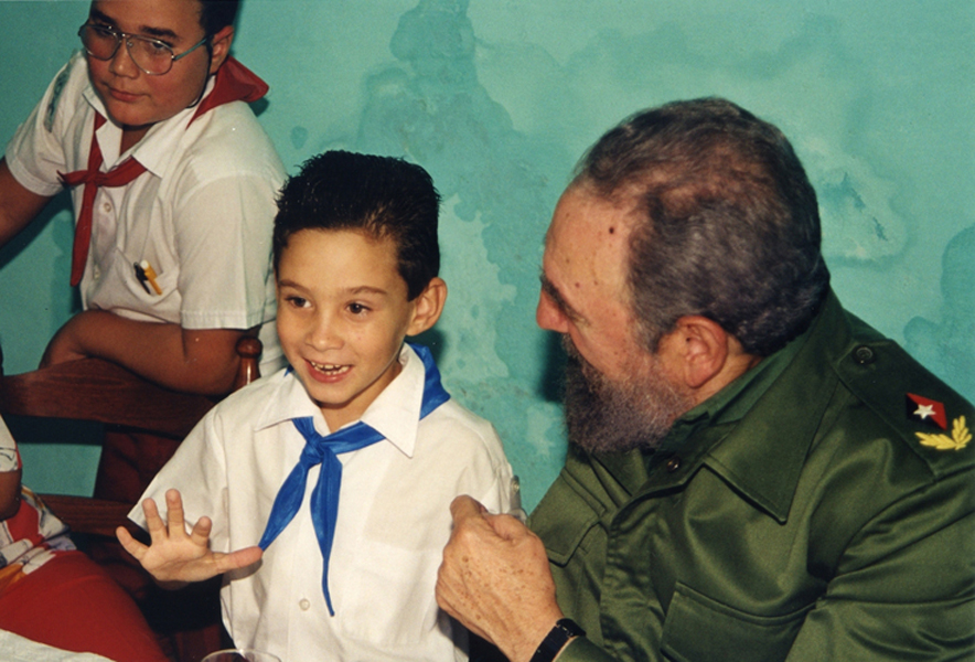 Fidel Castro y el niño Elián González