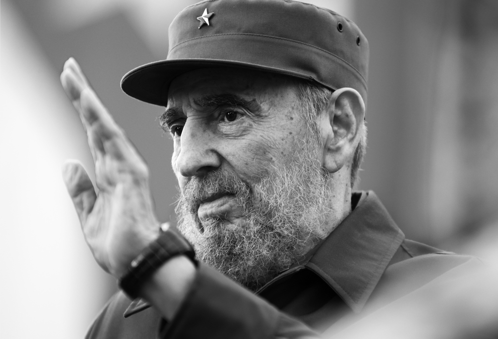 Hasta siempre. Foto de Roberto Chile. Dela serie Fidel es Fidel.