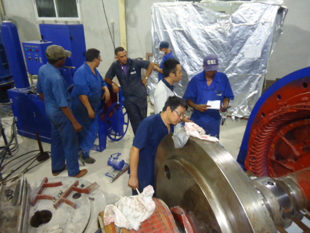 Técnicos chinos participaron en el montaje de la pequeña central hidroeléctrica de Mayarí